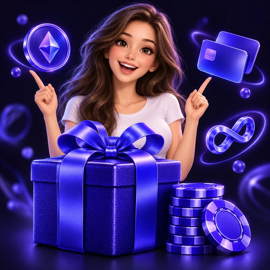 Gift box and chips — Slots Gallery