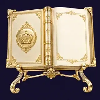 Ornate open book — Slots Gallery