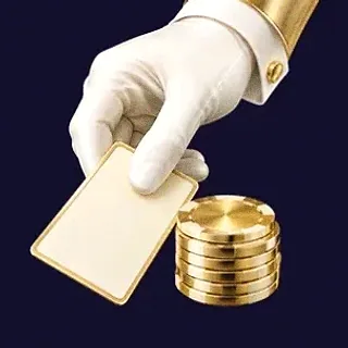 Hand dealing card — Slots Gallery
