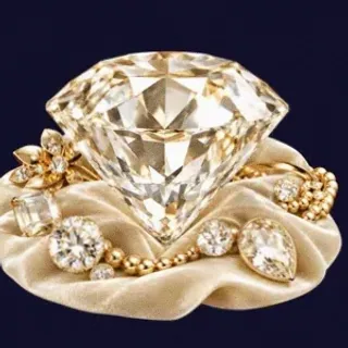 Faceted diamond gemstone — Slots Gallery