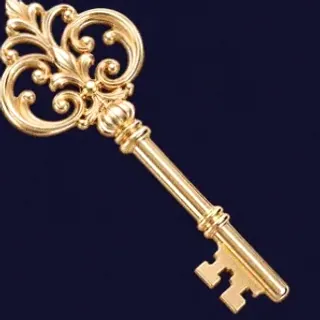Ornate antique key — Slots Gallery